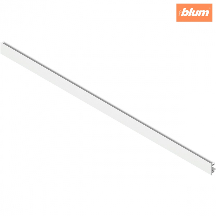 LEGRABOX Front din aluminiu, Cu canelură pentru elementul de inserţie, pentru Extragere interioară, KB=1200 mm, pentru debitat, finisaj alb-mătase mat ZV7.1043MN1VORD-ST [1]