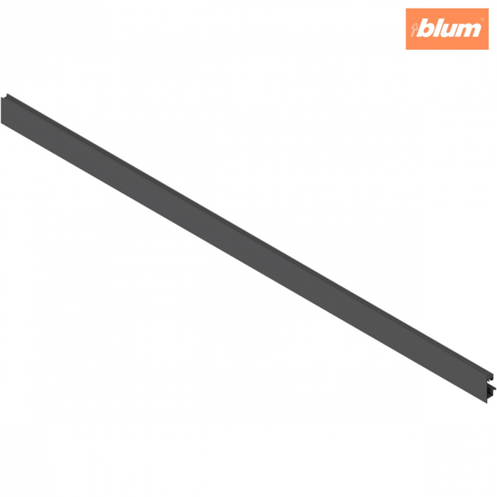 LEGRABOX Front din aluminiu, Cu canelură pentru elementul de inserţie, pentru Extragere interioară, KB=1200 mm, pentru debitat, finisaj gri-orion mat ZV7.1043MN1VORD-ST [1]