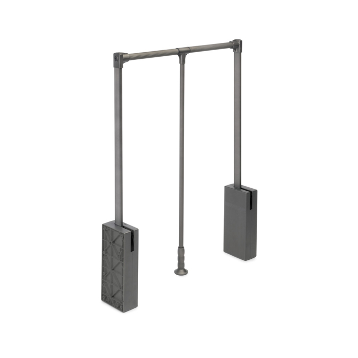 Lift pentru haine Sway, reglabil 450-600 mm, finisaj titan [3]