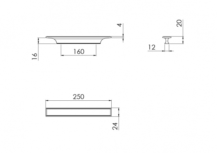 Maner metalic auriu mat periat 651.24 [2]