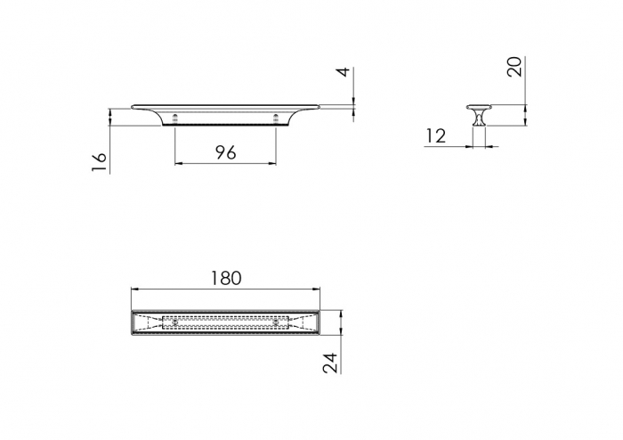 Maner metalic auriu mat periat 651.24 [2]