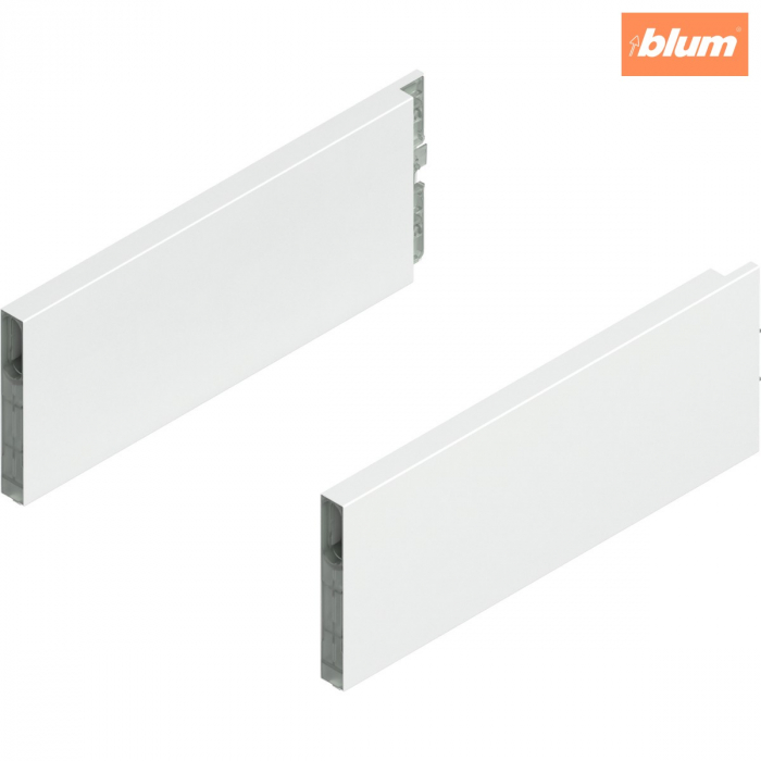 MERIVOBOX BOXCAP, NL=270 mm, Înălţime E, dreapta+stânga, finisaj alb-mătase mat ZL4.270S.E [1]