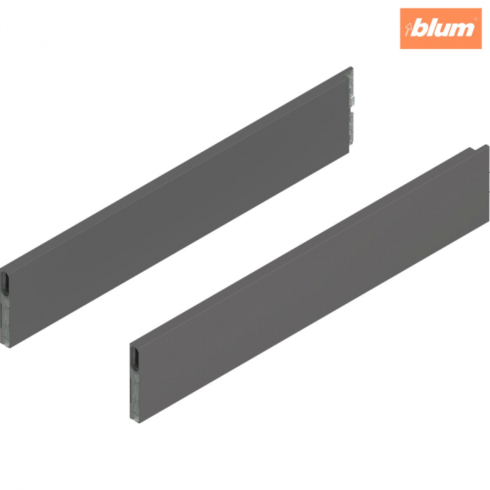 MERIVOBOX BOXCAP, NL=550 mm, Înălţime E, dreapta+stânga, finisaj gri-orion mat ZL4.550S.E [1]