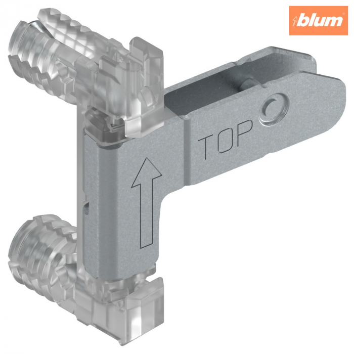 MERIVOBOX Cuplaj de front inferior, fără scule cu INSERTA, simetrică, finisaj zincat ZF4.10I2 [1]