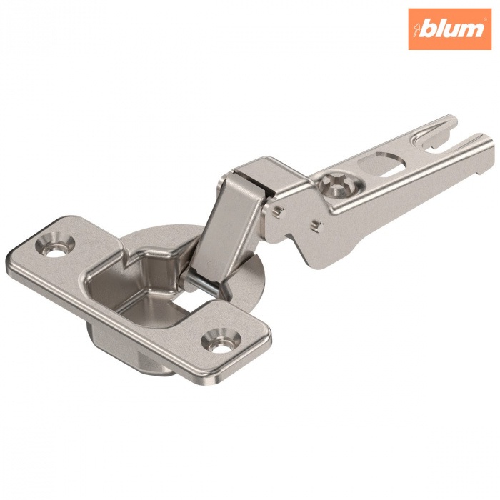 MODUL Balama standard 100°，Uşă semiaplicată, Oală: şuruburi, finisaj nichelat 91M2650 [1]