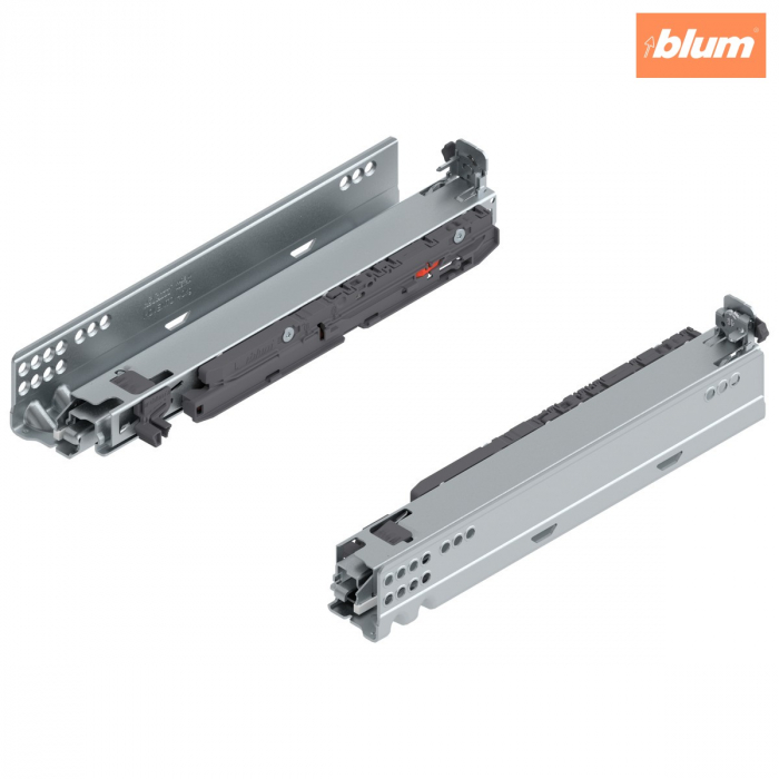 MOVENTO cu BLUMOTION S, Extragere totală, Glisare, 40 kg, NL=300 mm, pt cuplaj, stânga/dreapta, finisaj zincat 760H3000S [1]
