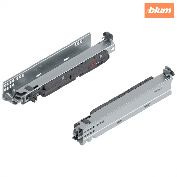 MOVENTO cu BLUMOTION S, Extragere totală, Glisare, 40 kg, NL=320 mm, pt cuplaj, stânga/dreapta, finisaj zincat 760H3200S [1]