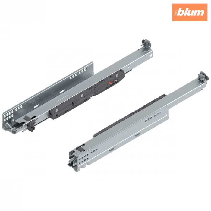 MOVENTO cu BLUMOTION S, Extragere totală, Glisare, 40 kg, NL=480 mm, pt cuplaj, stânga/dreapta, finisaj zincat 760H4800S [1]
