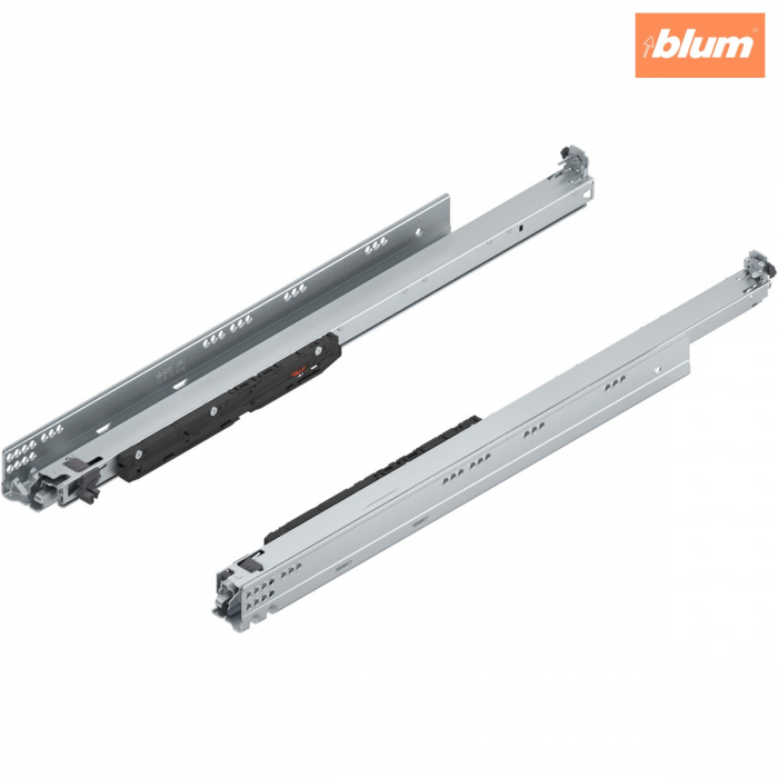 MOVENTO cu BLUMOTION S, Extragere totală, Glisare, 70 kg, NL=650 mm, pt cuplaj, stânga/dreapta, finisaj zincat 766H6500S [1]