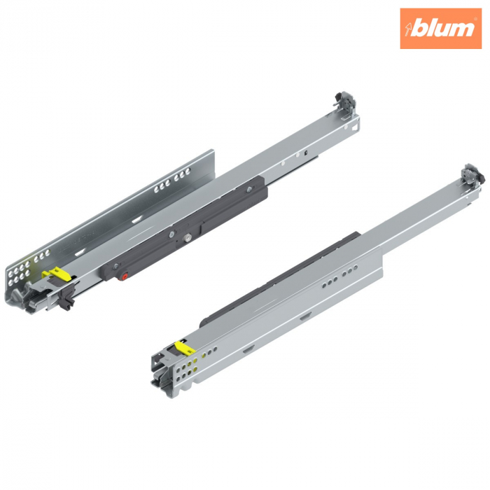 MOVENTO cu TIP-ON, Extragere totală, Glisare, 40 kg, NL=520 mm, pt cuplaj, stânga/dreapta, finisaj zincat 760H5200T [1]