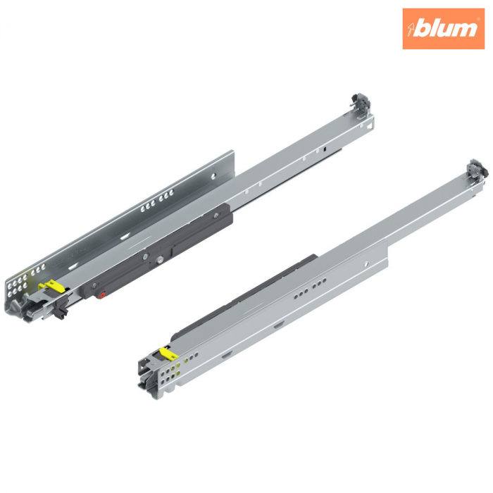 MOVENTO cu TIP-ON, Extragere totală, Glisare, 40 kg, NL=600 mm, pt cuplaj, stânga/dreapta, finisaj zincat 760H6000T [1]