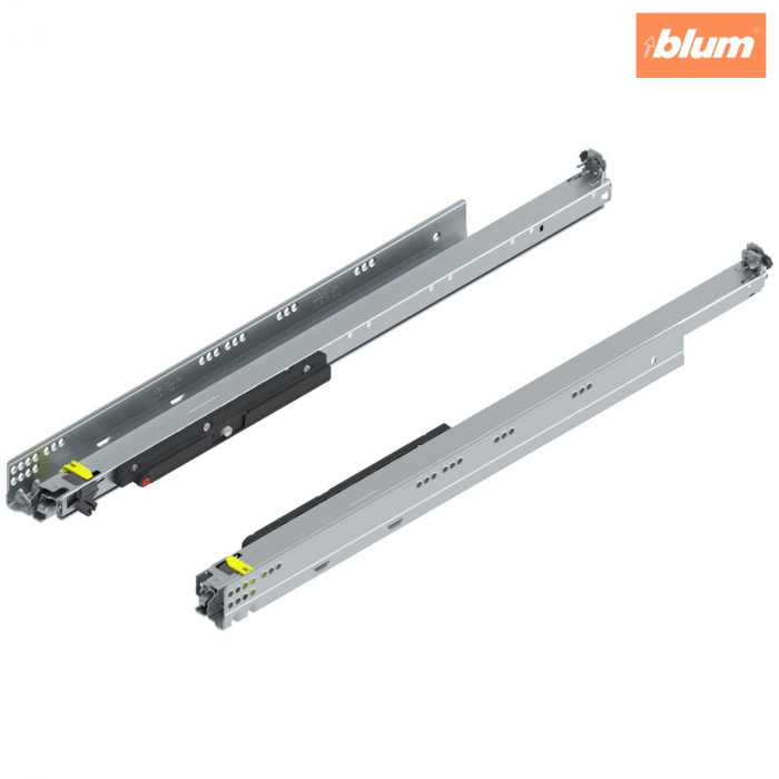 MOVENTO cu TIP-ON, Extragere totală, Glisare, 60 kg, NL=700 mm, pt cuplaj, stânga/dreapta, finisaj zincat 766H7000T [1]