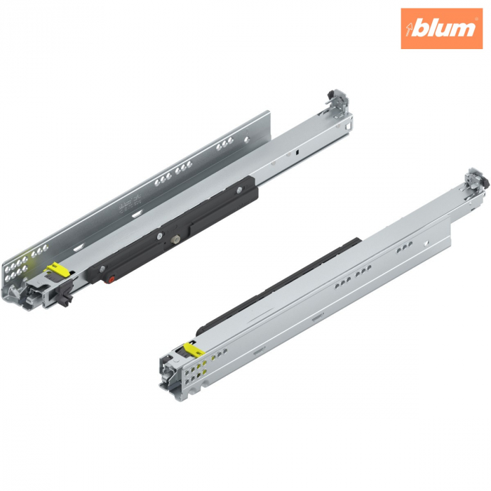 MOVENTO cu TIP-ON, Extragere totală, Glisare, 70 kg, NL=500 mm, pt cuplaj, stânga/dreapta, finisaj zincat 766H5000T [1]