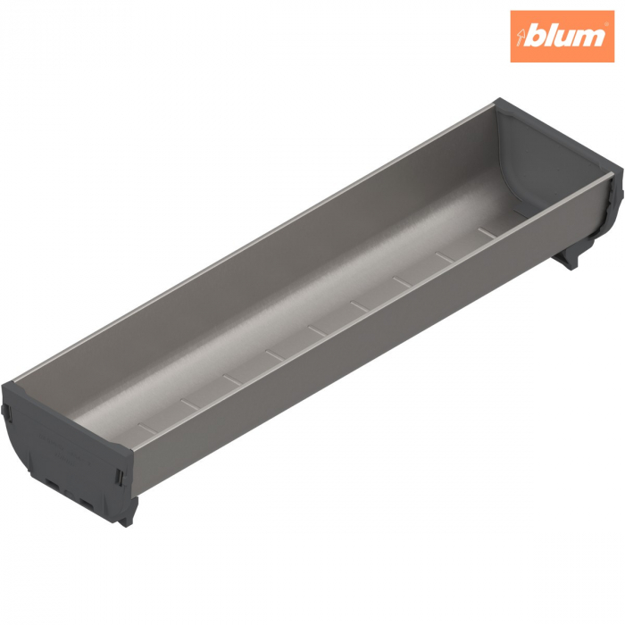 ORGA-LINE Casetă, Lungime=352 mm, Lăţime=88 mm, finisaj inox-periat/gri închis ZSI.040SI [1]