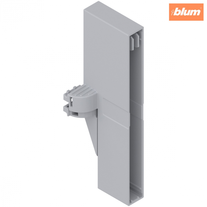 ORGA-LINE Piesă de prindere pt separator transversal, pentru TANDEMBOX intivo Extragere cu front înalt, stânga, dreapta, finisaj gri-aluminiu Z40L0002 [1]
