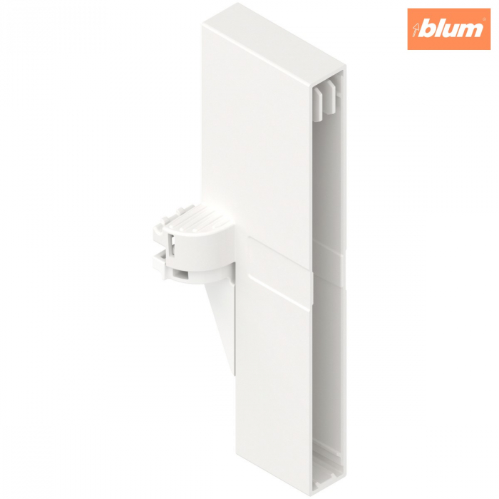 ORGA-LINE Piesă de prindere pt separator transversal, pentru TANDEMBOX intivo Extragere cu front înalt, stânga, dreapta, finisaj în culoare "Seidenweiss" (alb sidefat) Z40L0002 [1]