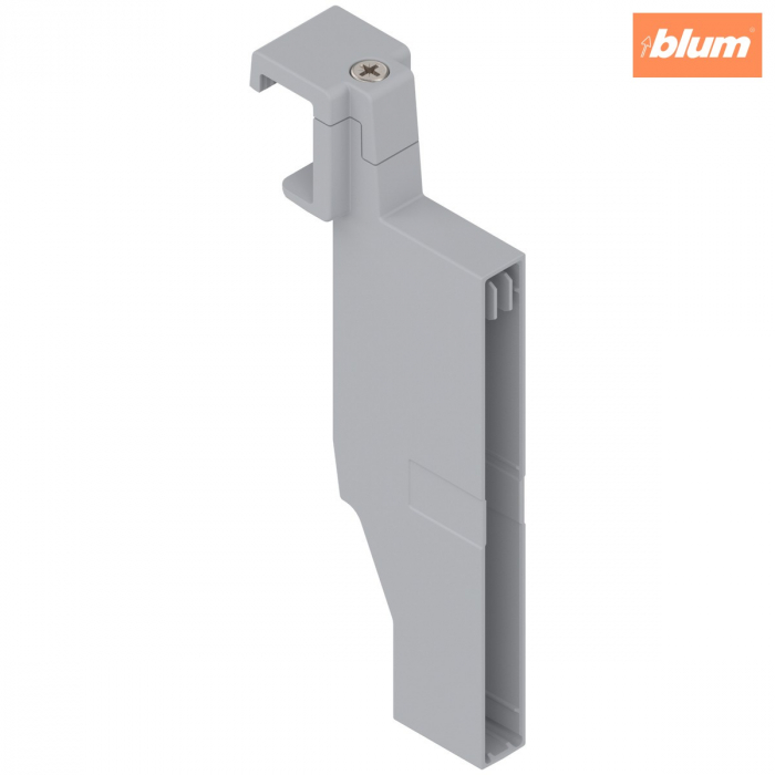 ORGA-LINE Piesă prindere pt separator transversal, pentru TANDEMBOX antaro Extragere cu front înalt, Înălţime C, stânga, dreapta, finisaj gri-aluminiu Z40C0002Z [1]