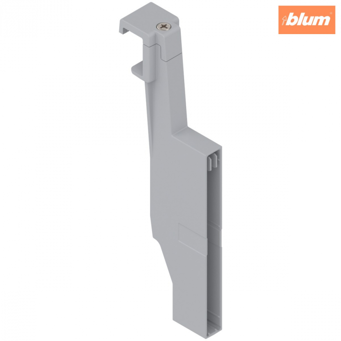 ORGA-LINE Piesă prindere pt separator transversal, pentru TANDEMBOX antaro Extragere cu front înalt, Înălţime D, stânga, dreapta, finisaj gri-aluminiu Z40D0002Z [1]