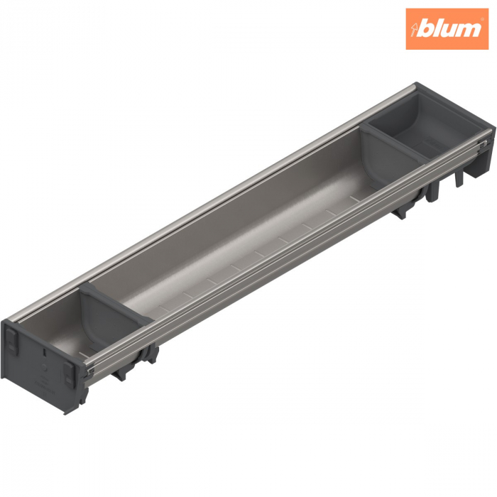 ORGA-LINE Set de casete (cu ocupare parţială), pentru TANDEMBOX Sertar, NL=550 mm, KB=275 mm, Lăţime=103 mm, finisaj inox-periat/gri închis ZSI.550BI1NORGA-BE [1]