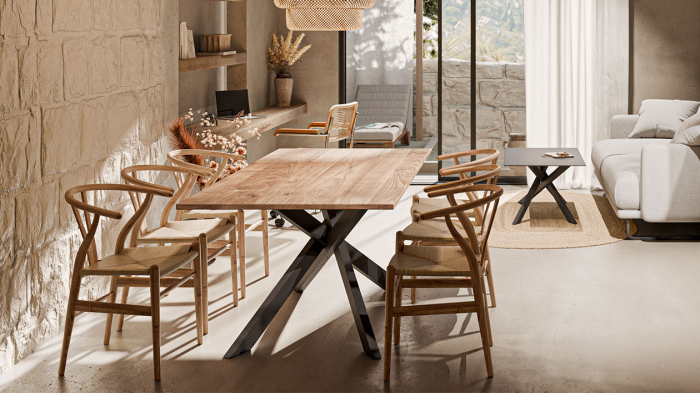 Picior masa central Spider finisaj negru [3]