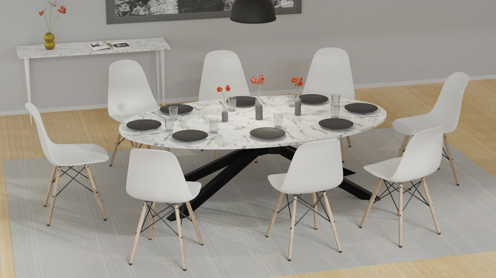 Picior masa central spider XXL finisaj negru [5]