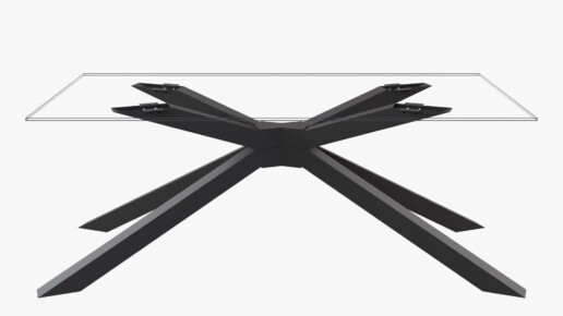 Picior masa central spider XXL finisaj negru [2]