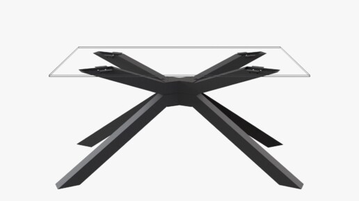 Picior masa central spider XXS finisaj negru [2]