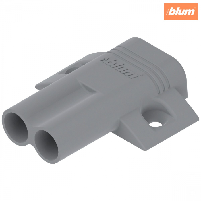 Plăcuţă de adaptare pentru BLUMOTION, în cruce (37/32), Plastic, finisaj R7036 gri platină 970.2501 [1]