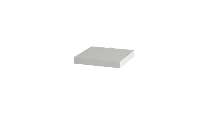 Polita decorativa 300x300x36 mm, Alb Premium W1000 ST9, grosime 36 mm [1]