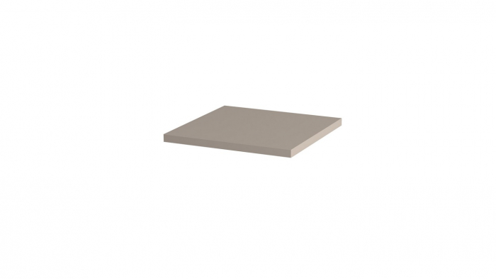 Polita decorativa 350x350x18 mm, Gri casmir U702 ST9, grosime 18 mm [1]