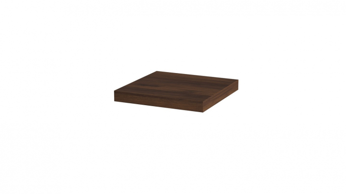 Polita decorativa 350x350x36 mm, Nuc Warmia maro H1307 ST19, grosime 36 mm [1]