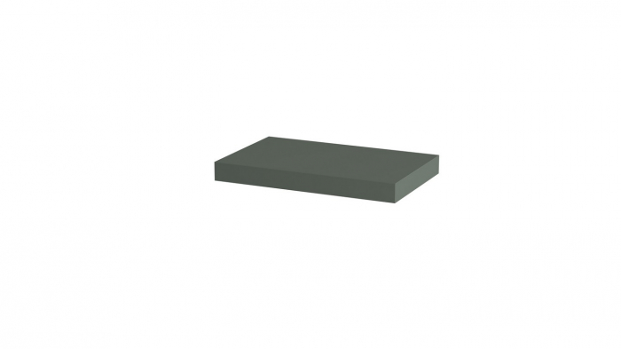 Polita decorativa 400x250x36 mm, Verde eucalipt U604 ST9, grosime 36 mm [1]