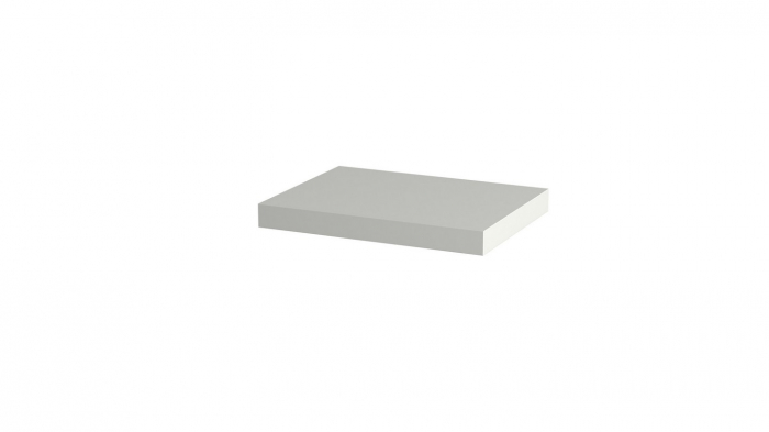 Polita decorativa 400x300x36 mm, Alb Premium W1000 ST9, grosime 36 mm [1]