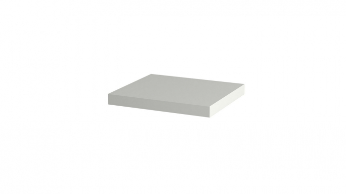 Polita decorativa 400x350x36 mm, Alb Premium W1000 ST9, grosime 36 mm [1]