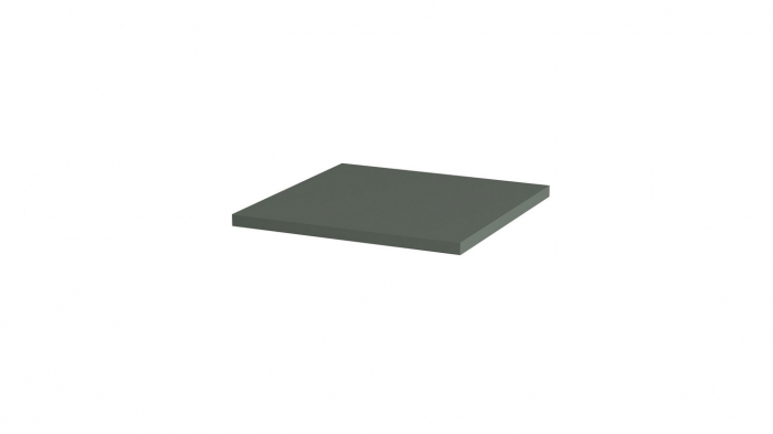 Polita decorativa 400x400x18 mm, Verde eucalipt U604 ST9, grosime 18 mm [1]