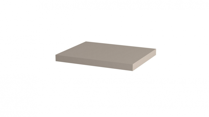 Polita decorativa 500x400x36 mm, Gri casmir U702 ST9, grosime 36 mm [1]