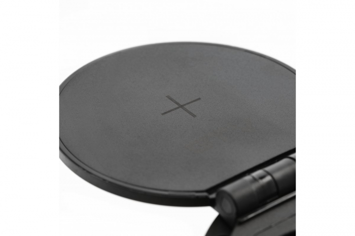 Priza incorporabila rotunda 1xschuko + 1xUSB A + 1xUSB C + 1 port interschimbabil, neagra [2]