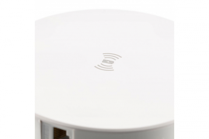 Priza incorporabila rotunda Comfort Plus 4xschuko + 2xUSB A 5V/3.1A + 2xRJ45, aluminiu [3]