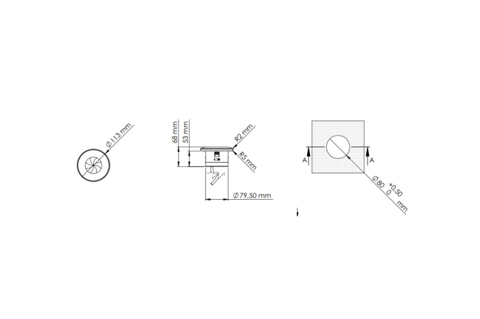 Priza SHUTTER incorporabila, 1xSHUKO, finisaj negru [7]