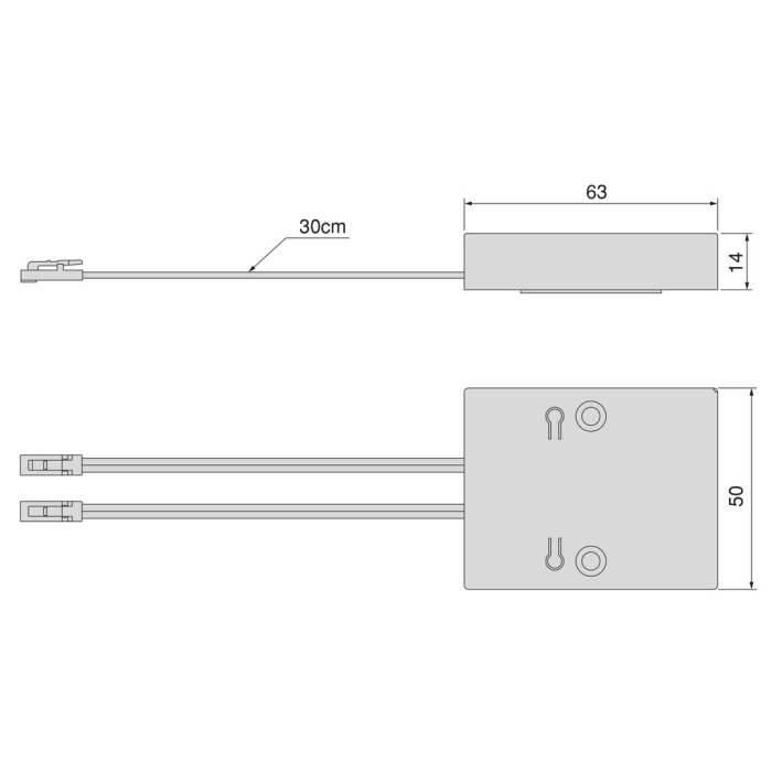 Receptor RF Smart secundar multicanal pentru senzori LED, 12V DC / 24V DC [2]