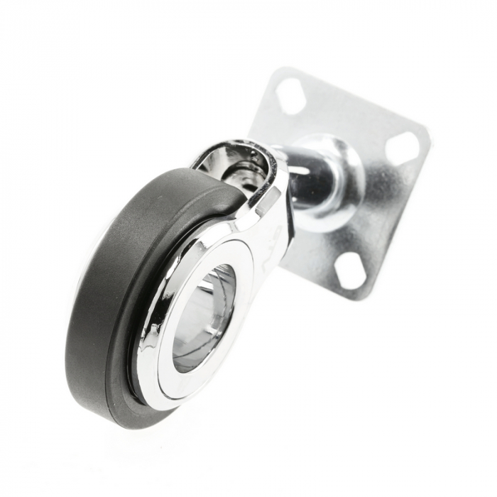 Rotila Gira fara frana Ø 60 mm, finisaj negru+crom [2]