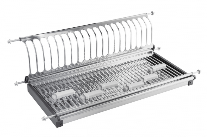 Scurgator vase inox, 1 nivel, pentru corp de 800 mm latime [1]