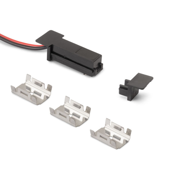 Senzor switch Pyxis LED incastrat 24V, 1.5 m, finisaj negru [2]