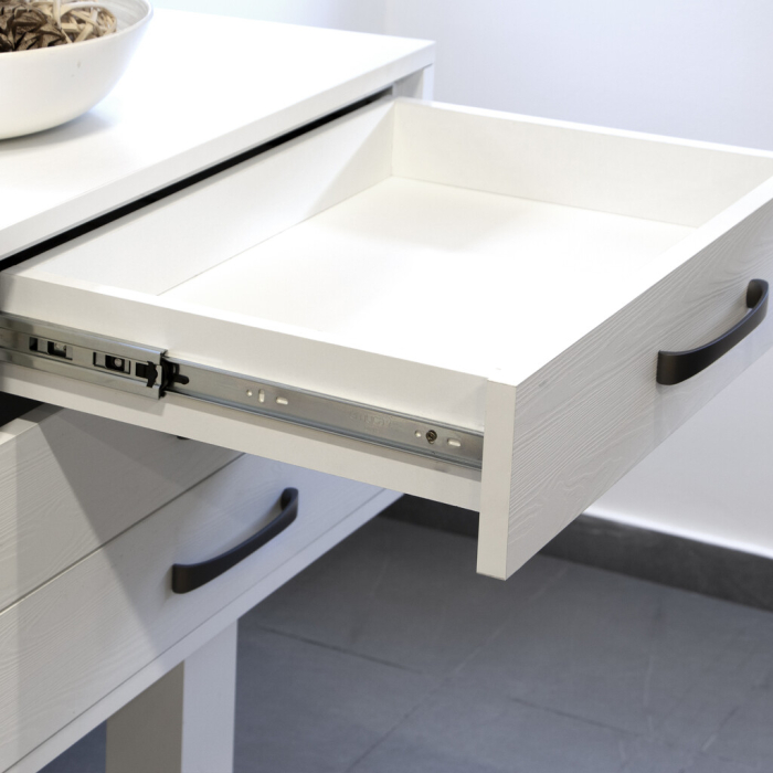 Set glisiere cu bile pentru sertare, extractie totala, cu inchidere amortizata, H 45 mm, L 450 mm [10]