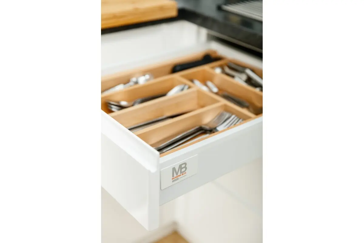 Set sertar Modern Box adancime 250 mm, finisaj alb [5]