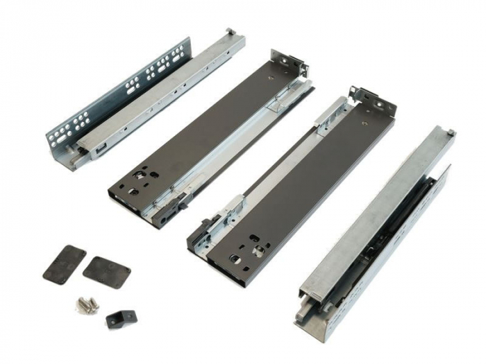Set sertar Vision Top adancime 400 mm, inaltime 89 mm, finisaj antracit [1]