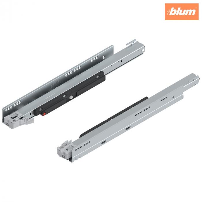 Şina de corp LEGRABOX cu TIP-ON, Extragere totală, 70 kg, NL=500 mm, dreapta+stânga, finisaj zincat 753.5001T [1]
