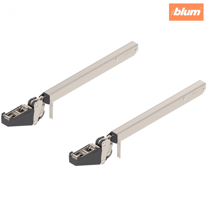 Sistem de ridicare pentru uşă pliantă AVENTOS HF top, Pârghie (set), KH=480-610 mm, simetric, finisaj nichelat 22F3200 [1]