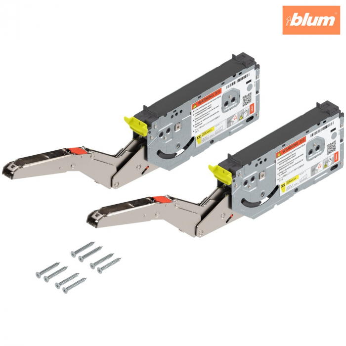 Sisteme de ridicare AVENTOS HK top, Mecanism de ridicare (set), LF=3200-9000 (la 2 buc.), prin înşurubare, pentru Potrivit pentru SERVO-DRIVE, finisaj zincat 22K2900 [1]