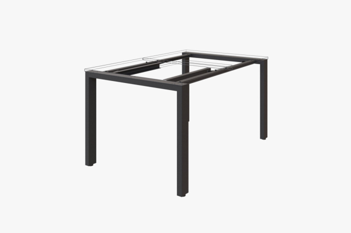 Structura pentru masa extensibila Flex 900, pentru lungime blat 1400 - 1900 mm, finisaj negru [4]